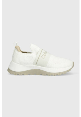 Calvin Klein Маратонки KNIT RUNNER SLIP ON в бяло HW0HW01443 - Pepit.bg