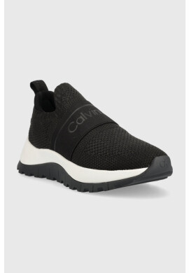 Calvin Klein Маратонки KNIT RUNNER SLIP ON в черно HW0HW01443 - Pepit.bg