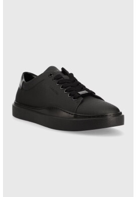 Calvin Klein Маратонки LOW TOP LACE UP LTH в черно HM0HM01051 - Pepit.bg