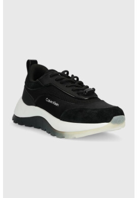 Calvin Klein Маратонки RUNNER LACE UP - LTH/SAT - Pepit.bg