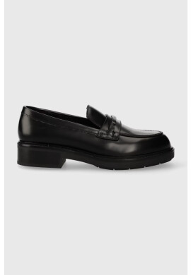 Calvin Klein Мокасини RUBBER SOLE LOAFER W в черно с платформа HW0HW01791 - Pepit.bg