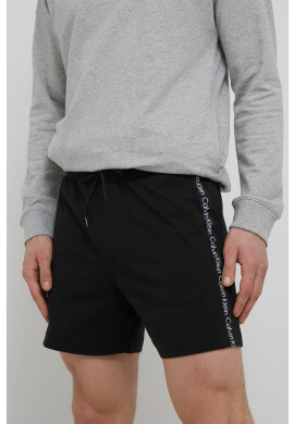 Calvin Klein Памучен къс панталон мъжко в черно - Pepit.bg