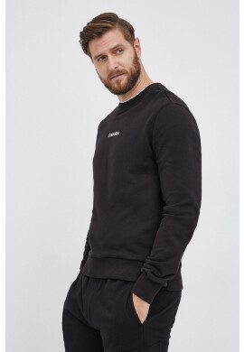 Calvin Klein Памучен суичър дамска в розово с апликация - Pepit.bg