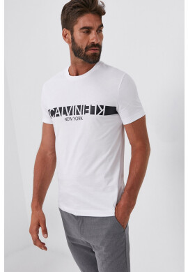 Calvin Klein Памучна тениска - Pepit.bg