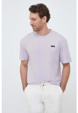 Calvin Klein Памучна тениска в сиво - Pepit.bg