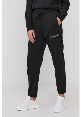 Calvin Klein Performance Панталон дамски в черно с принт - Pepit.bg