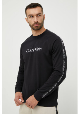 Calvin Klein Performance Спортен суичър Active Icon в черно с принт - Pepit.bg