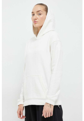 Calvin Klein Performance Спортен суичър Essentials в бежово с качулка с изчистен дизайн - Pepit.bg