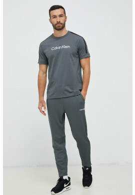 Calvin Klein Performance Спортна тениска Effect в сиво с принт - Pepit.bg