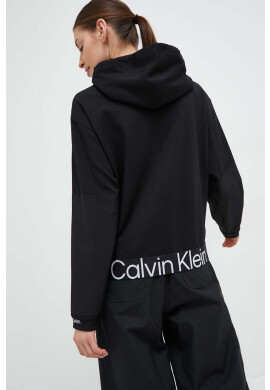 Calvin Klein Performance Суичър за трениране Effect в черно с качулка с изчистен дизайн - Pepit.bg