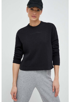 Calvin Klein Performance Суичър за трениране Essentials в черно с изчистен дизайн - Pepit.bg