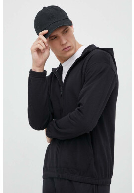 Calvin Klein Performance Суичър за трениране Essentials в черен меланж с качулка - Pepit.bg