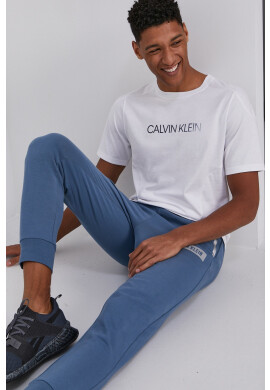Calvin Klein Performance Тениска мъжка в бяло с принт - Pepit.bg