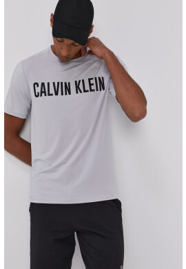 Calvin Klein Performance Тениска мъжка в сиво с принт - Pepit.bg