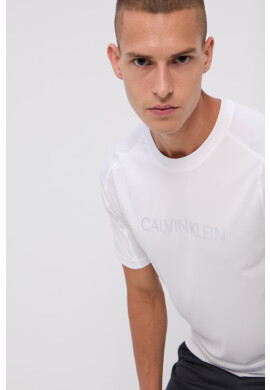 Calvin Klein Performance Тениска мъжка в черно с изчистен дизайн - Pepit.bg