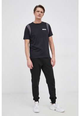 Calvin Klein Performance Тениска мъжка в черно с изчистен дизайн - Pepit.bg