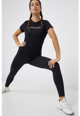 Calvin Klein Performance Тениска мъжка в черно с изчистен дизайн - Pepit.bg