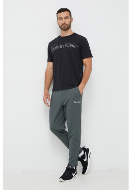 Calvin Klein Performance Тениска в черно с принт - Pepit.bg