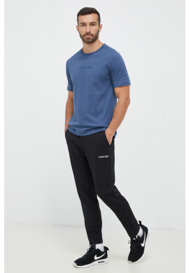 Calvin Klein Performance Тениска в синьо меланж на - Pepit.bg