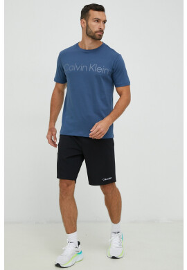 Calvin Klein Performance Тениска в синьо с принт - Pepit.bg