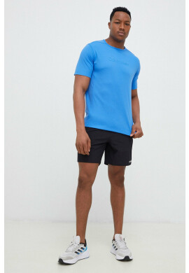 Calvin Klein Performance Тениска за трениране Essentials в синьо с принт - Pepit.bg