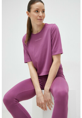 Calvin Klein Performance Тениска за трениране Essentials в лилаво - Pepit.bg
