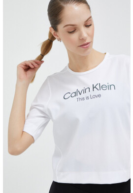 Calvin Klein Performance Тениска за трениране Pride в бяло - Pepit.bg