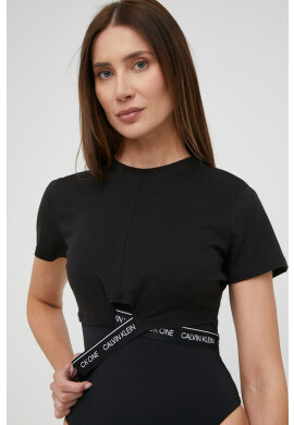 Calvin Klein Плажна тениска в тъмносиньо - Pepit.bg