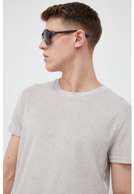 Calvin Klein Плажна тениска в сиво - Pepit.bg