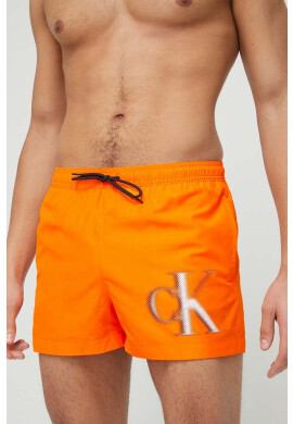 Calvin Klein Плувни шорти в оранжево - Pepit.bg