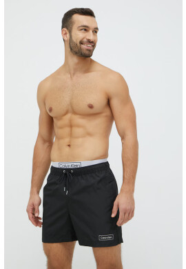 Calvin Klein Плувни шорти в черно - Pepit.bg