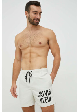 Calvin Klein Плувни шорти в бежово - Pepit.bg