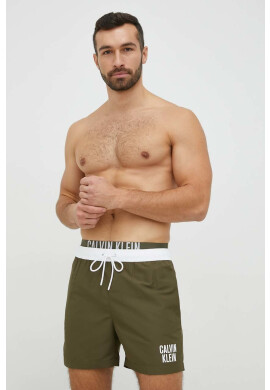 Calvin Klein Плувни шорти в зелено - Pepit.bg