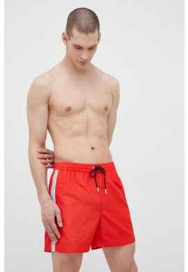 Calvin Klein Плувни шорти в червено - Pepit.bg