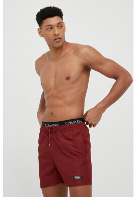 Calvin Klein Плувни шорти в червено - Pepit.bg