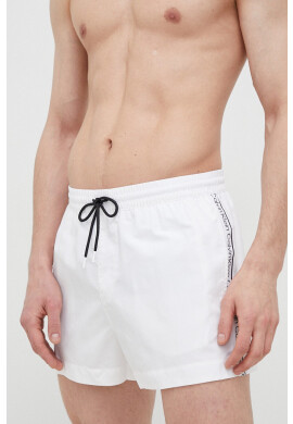 Calvin Klein Плувни шорти в бяло - Pepit.bg