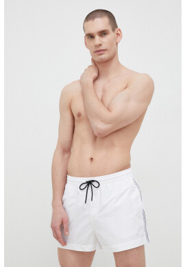 Calvin Klein Плувни шорти в бяло - Pepit.bg