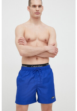 Calvin Klein Плувни шорти в синьо - Pepit.bg