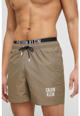 Calvin Klein Плувни шорти в кафяво - Pepit.bg