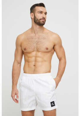 Calvin Klein Плувни шорти в бяло - Pepit.bg