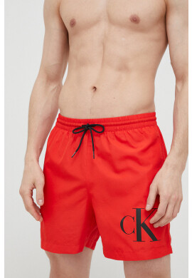 Calvin Klein Плувни шорти в червено - Pepit.bg