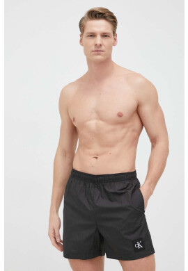 Calvin Klein Плувни шорти в черно - Pepit.bg