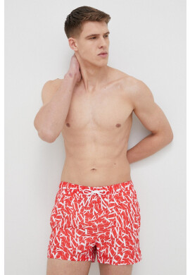 Calvin Klein Плувни шорти в червено - Pepit.bg