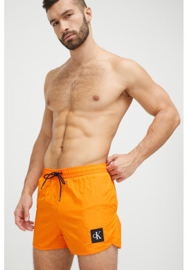 Calvin Klein Плувни шорти в оранжево - Pepit.bg