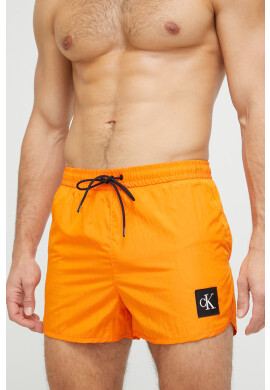 Calvin Klein Плувни шорти в оранжево - Pepit.bg