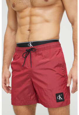 Calvin Klein Плувни шорти в червено - Pepit.bg