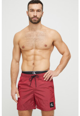Calvin Klein Плувни шорти в червено - Pepit.bg