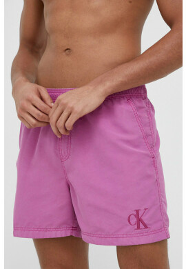 Calvin Klein Плувни шорти в розово - Pepit.bg