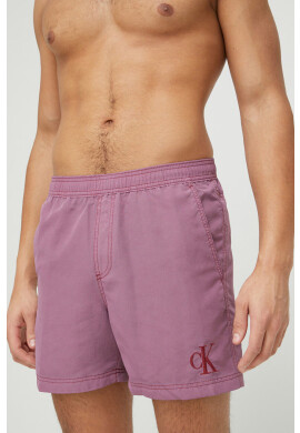 Calvin Klein Плувни шорти в лилаво - Pepit.bg