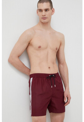Calvin Klein Плувни шорти в бордо - Pepit.bg